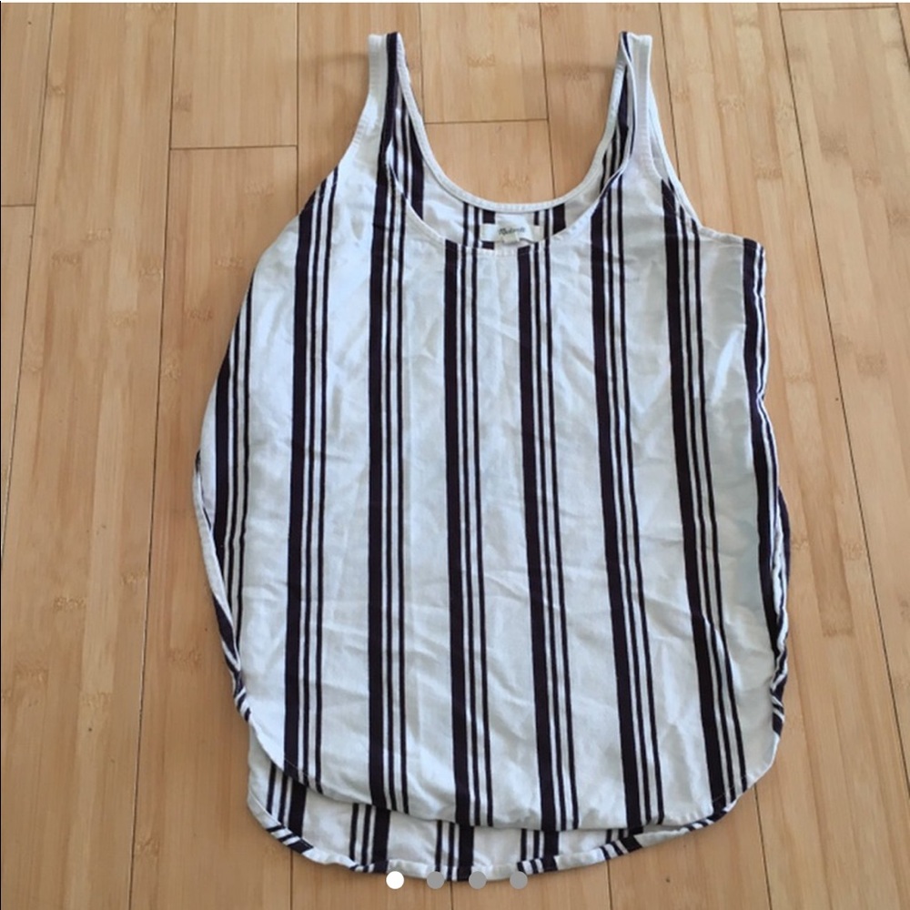 Madewell striped tank top (size XS)